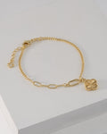 Pulsera Cubana Clover 1,1 cm 15 cm + Extensión