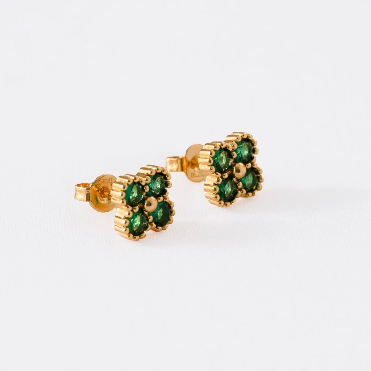 Topo Clover Motif - Oro laminado 18k